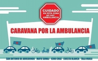 Realizarán una Caravana por la Ambulancia