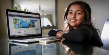 Tiene 9 años y fue distinguida por Apple como programadora