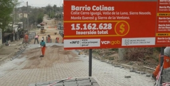 AVANZAN LAS OBRAS DE ADOQUINADO EN BARRIO COLINAS DE CARLOS PAZ