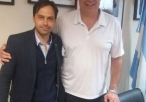 SEBASTIÁN BOLDRINI SE REUNIÓ CON EL PRESIDENTE DE LA AGENCIA CÓRDOBA DEPORTES