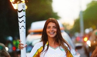 Calu Rivero llevó la antorcha olímpica y hubo desencanto de los deportistas