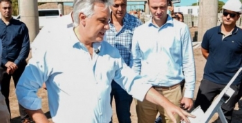Río Cuarto: Llaryora supervisó el avance de la obra de la Circunvalación