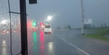 La lluvia ocasionó contratiempos en Córdoba