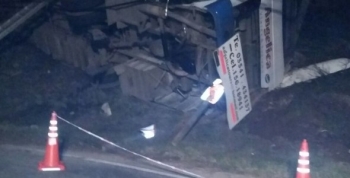 Volcó un colectivo con estudiantes en Carlos Paz
