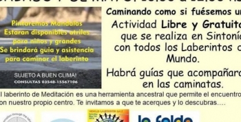 Actividades en La Falda en la Plaza por el Día Mundial del Laberinto