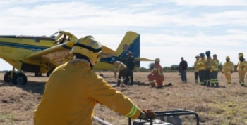 Se realizó la capacitación Operaciones Seguras con Aeronaves para bomberos