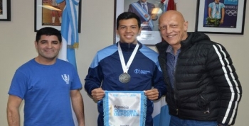 Dertycia recibió a los karatecas Juan Matías Díaz y Juan Cruz Minuet
