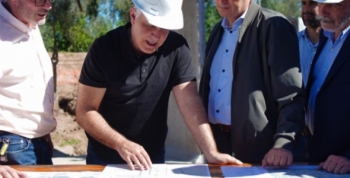Llaryora y Passerini supervisaron el avance de obra de un desagüe que beneficiará a 190 mil vecino