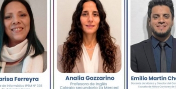 Tres docentes cordobeses fueron seleccionados entre los mejores educadores del país
