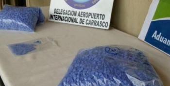  Detuvieron en Uruguay a un belga con unas 21 mil pastillas de 