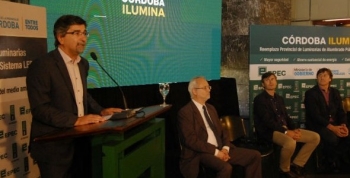 Se colocarán 20 mil luminarias LED en el interior de Córdoba