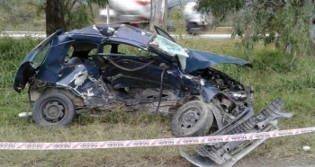 Una mujer murió en la colectora a la autopista Carlos Paz-Córdoba