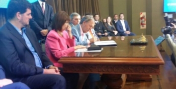 Bullrich y Schiaretti firmaron acuerdo de cooperación para reforzar lucha contra narcotráfico