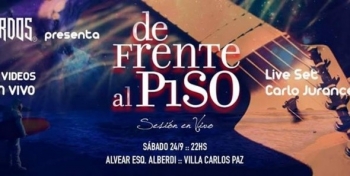 De Frente al Piso presenta tres videoclips en vivo en Carlos Paz