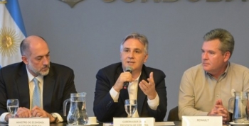 Córdoba hub exportador de vehículos: Llaryora recibió a directivos de Renault