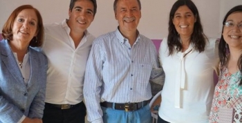 El gobernador Juan Schiaretti visitó Huerta Grande
