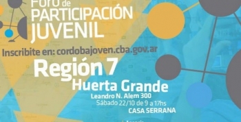 Séptimo Foro de Participación Juvenil en Huerta Grande