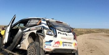 El video del espectacular accidente de Latvala