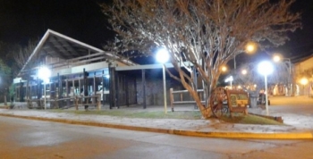 Iluminación LED para la terminal de ómnibus de Villa Giardino