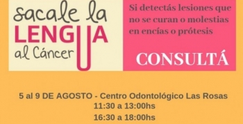 COMIENZA LA CAMPAÑA “SACALE LA LENGUA AL CÁNCER”