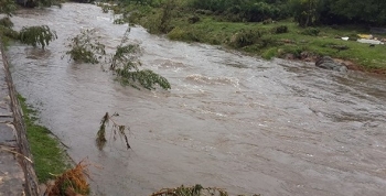 Tras las intensas lluvias, crecen los ríos serranos