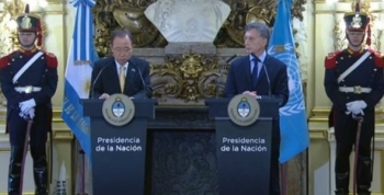 Macri dijo que Argentina quiere ser activo participante en el escenario global