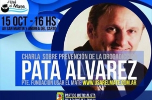 Gustavo Alvarez disertará por la Fundación Usá el Mate‏ en Carlos Paz