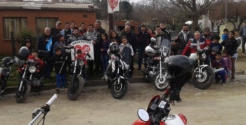 Agrupaciones de motoqueros llevaron donaciones al Merendero Corazoncitos Felices