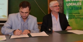 Mestre firmó acuerdo de adhesión a la Red Argentina de Municipios Frente al Cambio Climático