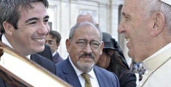 Matías Montoto fue recibido por el Papa Francisco