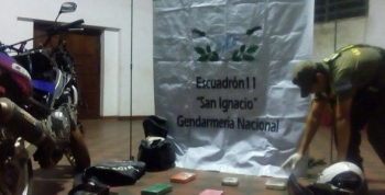 CAYÓ EL CONDUCTOR DE UNA MOTO CON MÁS DE 4 KILOS DE COCAÍNA OCULTOS EN EL FILTRO DE AIRE