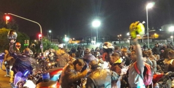 Motociclistas cordobeses cortaron puentes contra el patentamiento humano