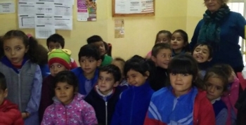Visita del Jardín Capitán Juan de Zevallos al Dispensario Municipal de Valle Hermoso