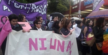 Villa Carlos Paz también se sumó a la marcha Ni Una Menos