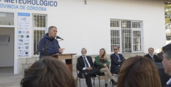 Schiaretti habilitó el Observatorio Hidrometeorológico de la Provincia