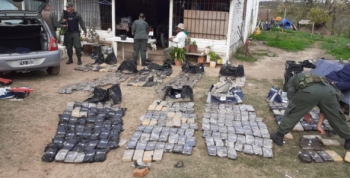 Incautaron 300 kilos de marihuana en la Hidrovía que llegaron a bordo de un buque paraguayo