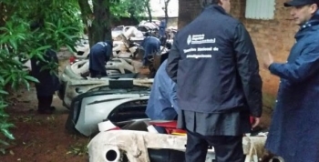 Operativo Patio de fierro en Posadas: acopiaban autopartes ilegales