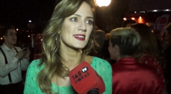 Paula Chaves: Vengo a disfrutar y a trabajar y estoy muy contenta de que así sea