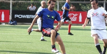 Fiesta Solidaria y futbolística con los artistas y periodistas en Carlos Paz