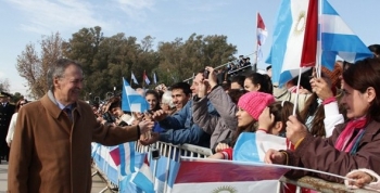 Schiaretti celebró el Día de la Bandera en Pilar