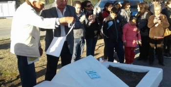 Sentido homenaje a Evita en Carlos Paz a 64 años de su fallecimiento