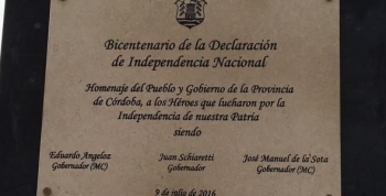 Placa que omite el nombre de Mestre provocó el enojo radical
