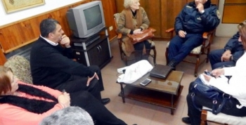 Reunión por seguridad con autoridades policiales de Villa Giardino