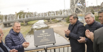Schiaretti inauguró el nuevo puente 25 de Mayo