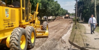 Comenzó la obra tan esperada por los vecinos en Avda. Kennedy en La Falda
