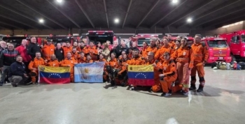 Córdoba recibió a sus rescatistas tras la misión humanitaria en Venezuela