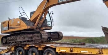 Policía Ambiental secuestró una retroexcavadora en Oliva