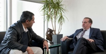 Robledo se reunió con el ministro Barañao