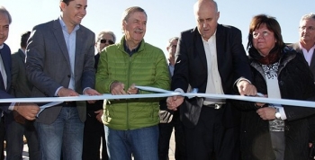 Schiaretti inauguró el desvío de tránsito pesado en Las Varillas