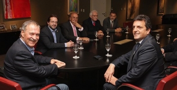 El gobernador Juan Schiaretti recibió al diputado Sergio Massa